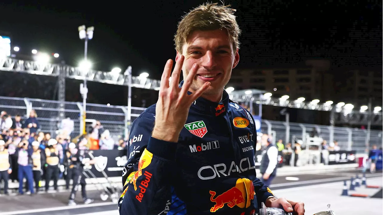 F1 : le Néerlandais Max Verstappen est couronné champion du monde pour la quatrième fois de suite après sa 5e