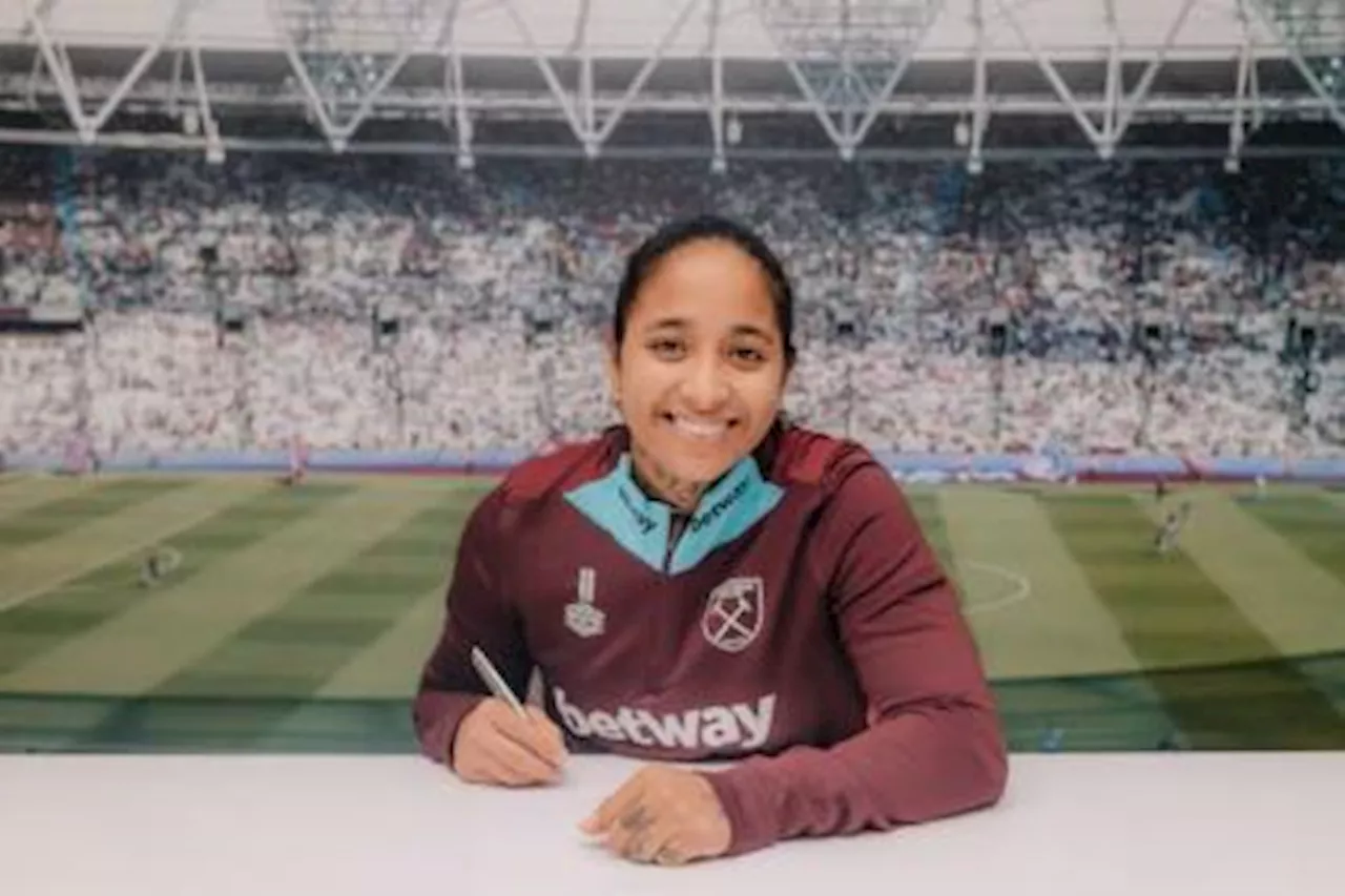 Estreno goleador de Manuela Paví: celebró en triunfo del West Ham