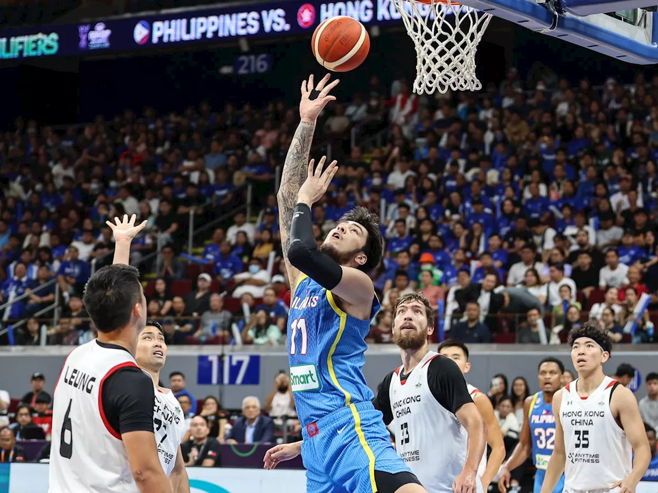 Gilas Pilipinas Crushes Hong Kong, Nears FIBA Asia Cup Berth