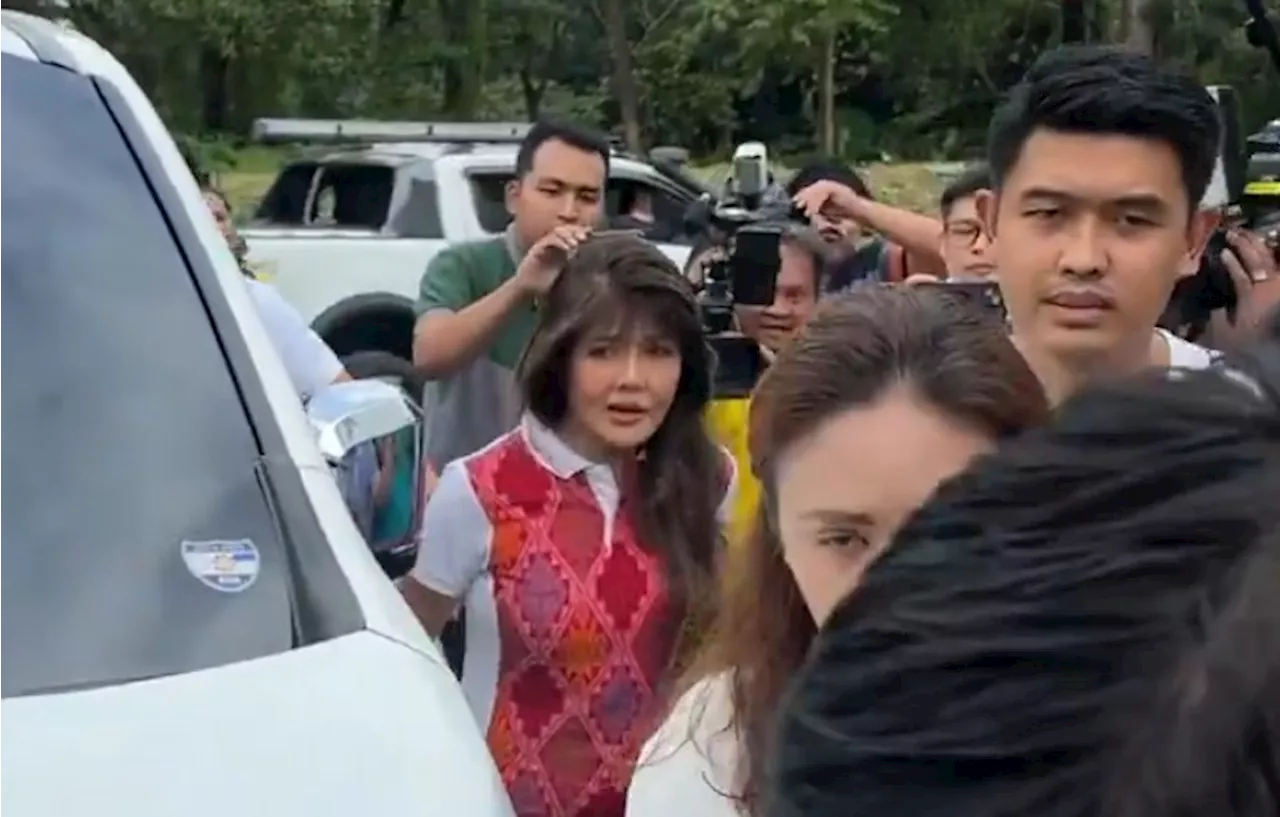 Imee Marcos arrives at VMMC amid Zuleika Lopez’ confinement