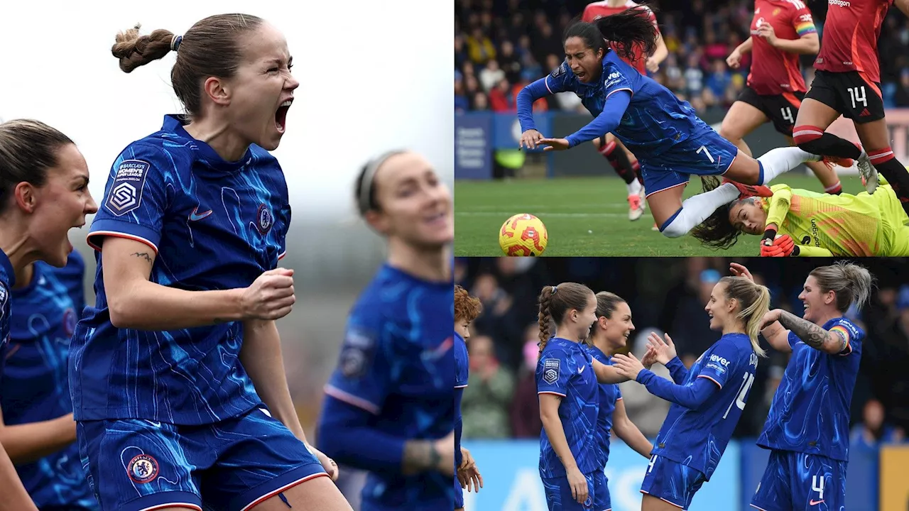 Chelsea women's player ratings vs Man Utd: Mayra Ramirez runs the Red Devils ragged again as Guro Reiten's strike extends Blues' perfect start under Sonia Bompastor