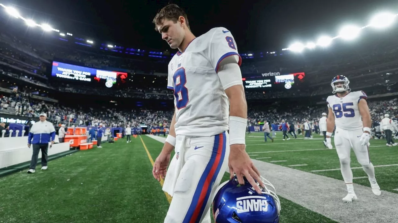 Daniel Jones, de los New York Giants, &quot;frustrado&quot; por quedarse en la banca