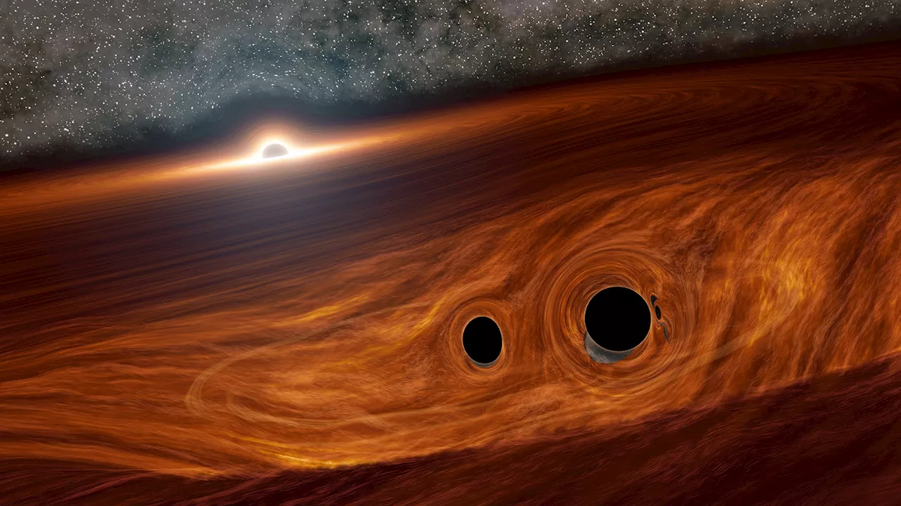 Insanely bright light bursts from a black hole pair shock scientists