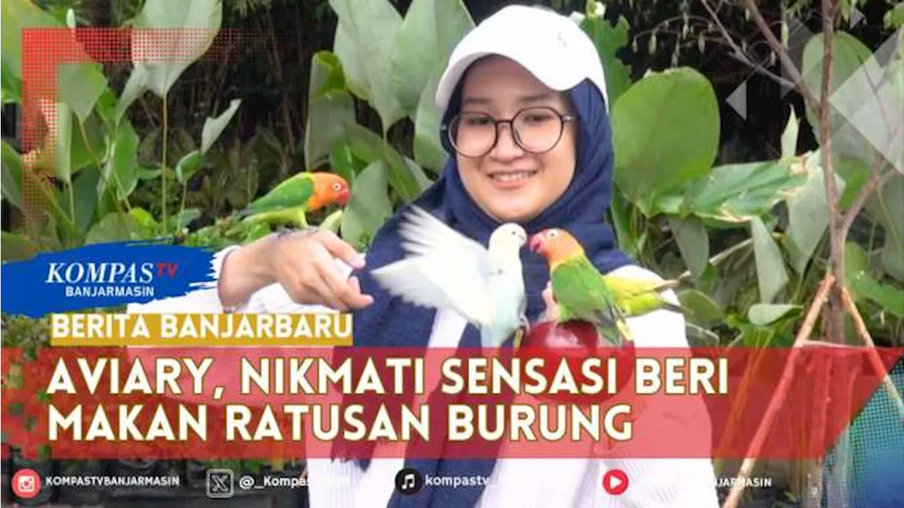 Aviary, Tempat Wisata Banjarbaru yang Tawarkan Pengalaman Beri Makan Ratusan Burung Secara Langsung