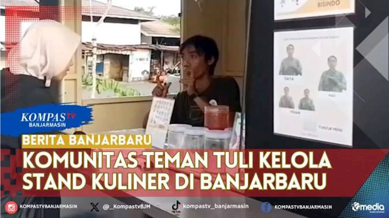 Inspiratif, Stand UMKM di Banjarbaru Ini Berdayakan Teman Tuli, Ini Tantangannya