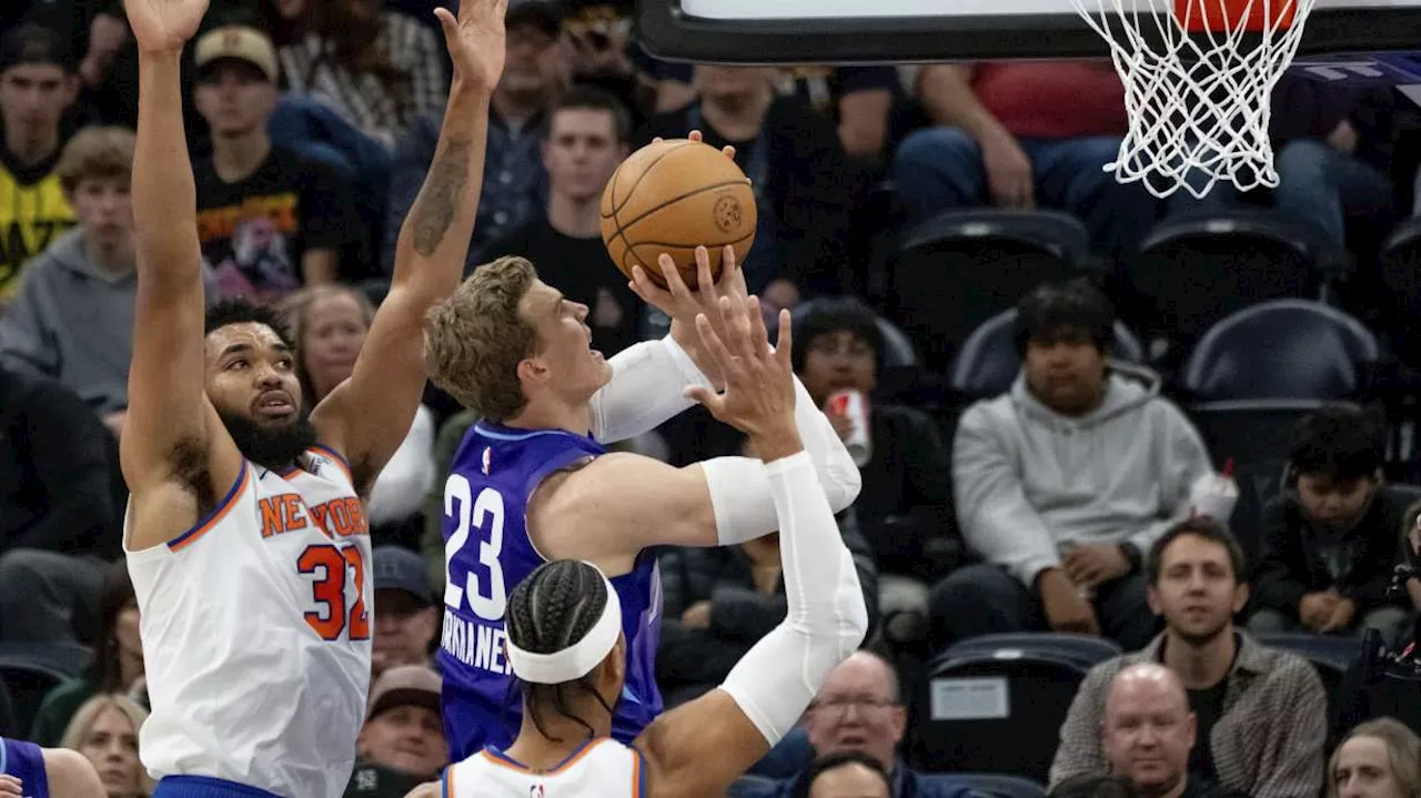 Markkanen's 34 points pace Jazz in 121-106 win over Knicks