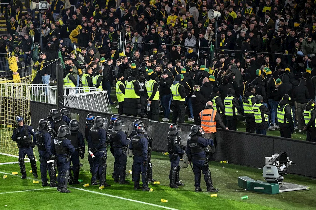 Ligue 1: Nantes-Le Havre interrompu en fin de rencontre, Lille enfonce le Rennes de Sampaoli