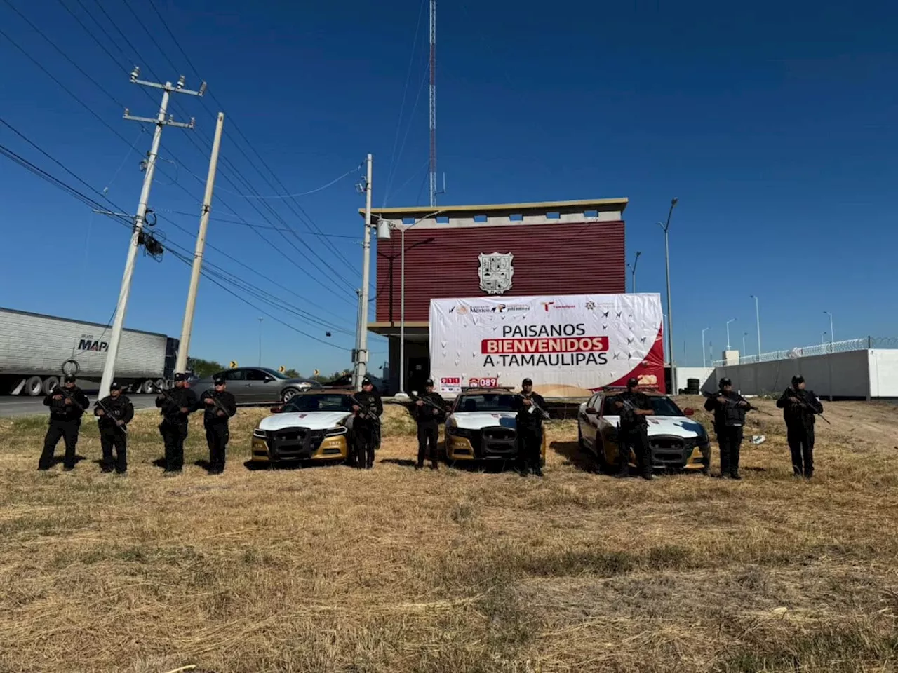 Guardia estatal de Tamaulipas alista estaciones seguras para recibir a paisanos