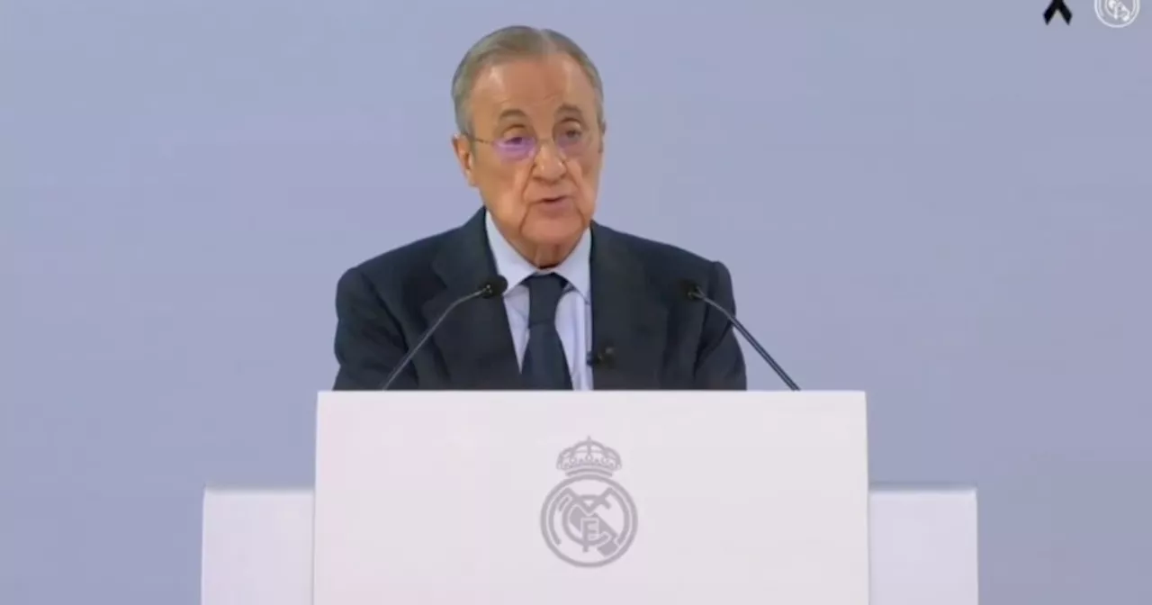 Florentino Pérez destroza a Rodri, ganador del Balón de Oro, y asegura que el trofeo lo merecía Vinicius Jr.