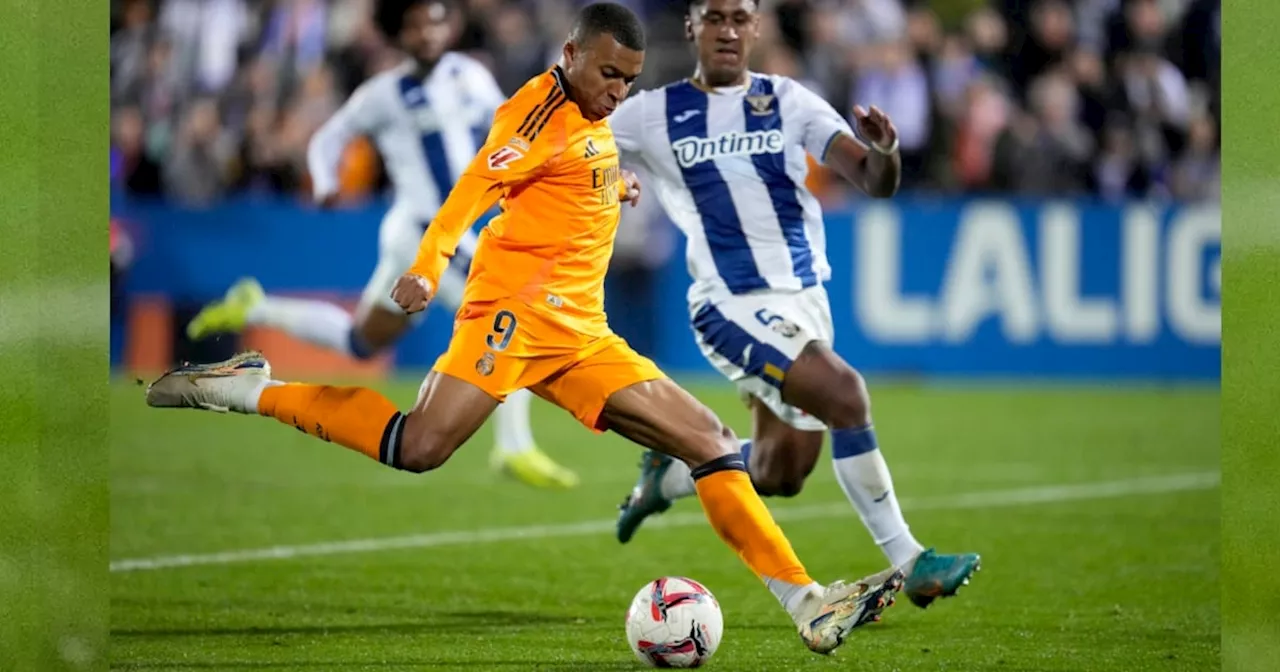 Kylian Mbappé comanda goleada del Real Madrid sobre el Leganés