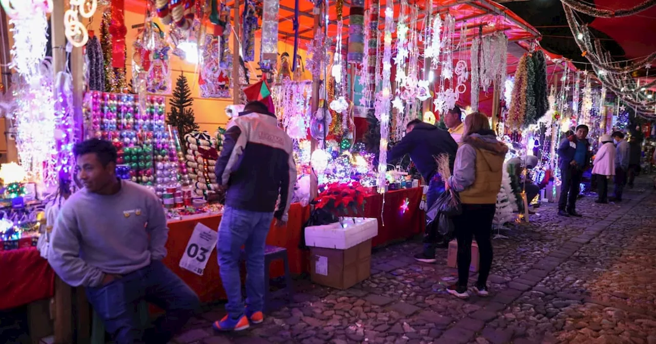 Luces Navideñas Económicas en el Centro de la CDMX