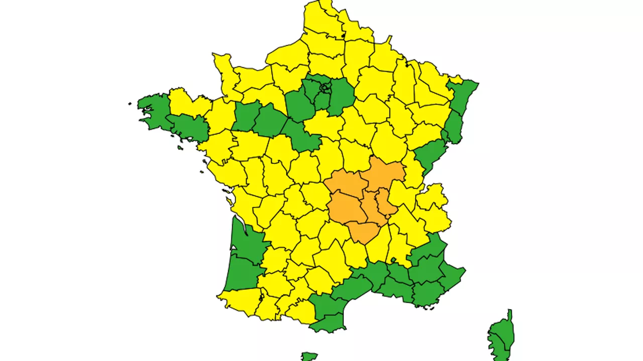 Ces 6 départements sont placés en vigilance orange lundi, des vents violents à plus de 100 km/h attendus