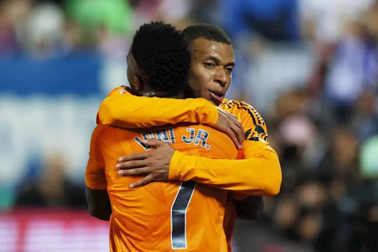 Le Real Madrid l'emporte facilement à Leganés en Liga avec un but de Mbappé