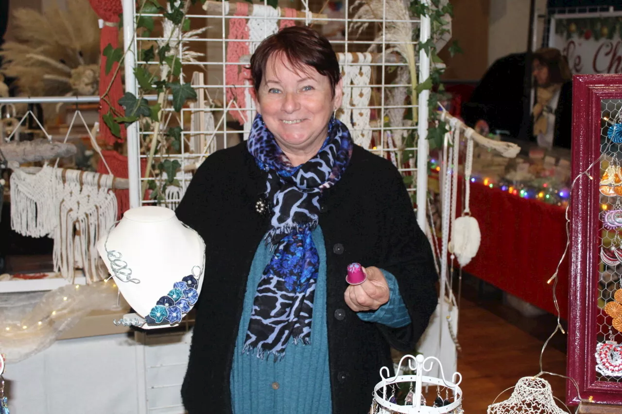 Christine Jably transforme les capsules de café en bijoux près d'Abbeville