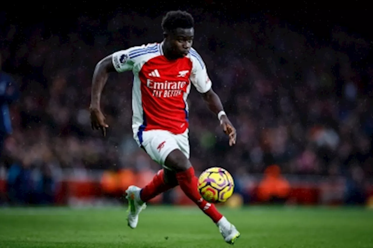 Saka on target as Arsenal win 3-0 against Nottingham Forest in English Premier League football