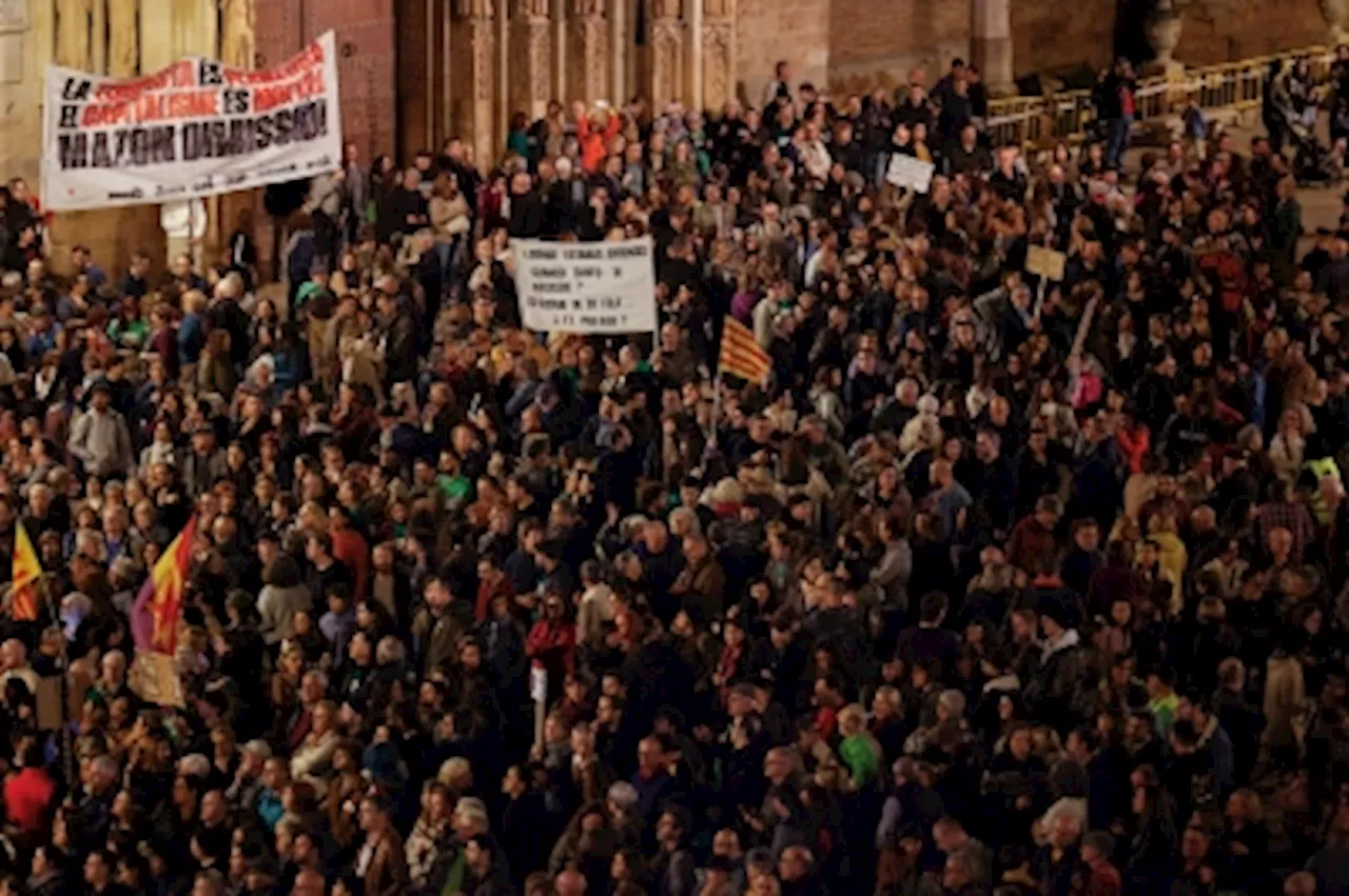 Valencia erupts in protest as 13,000 students remain without schools after deadly floods