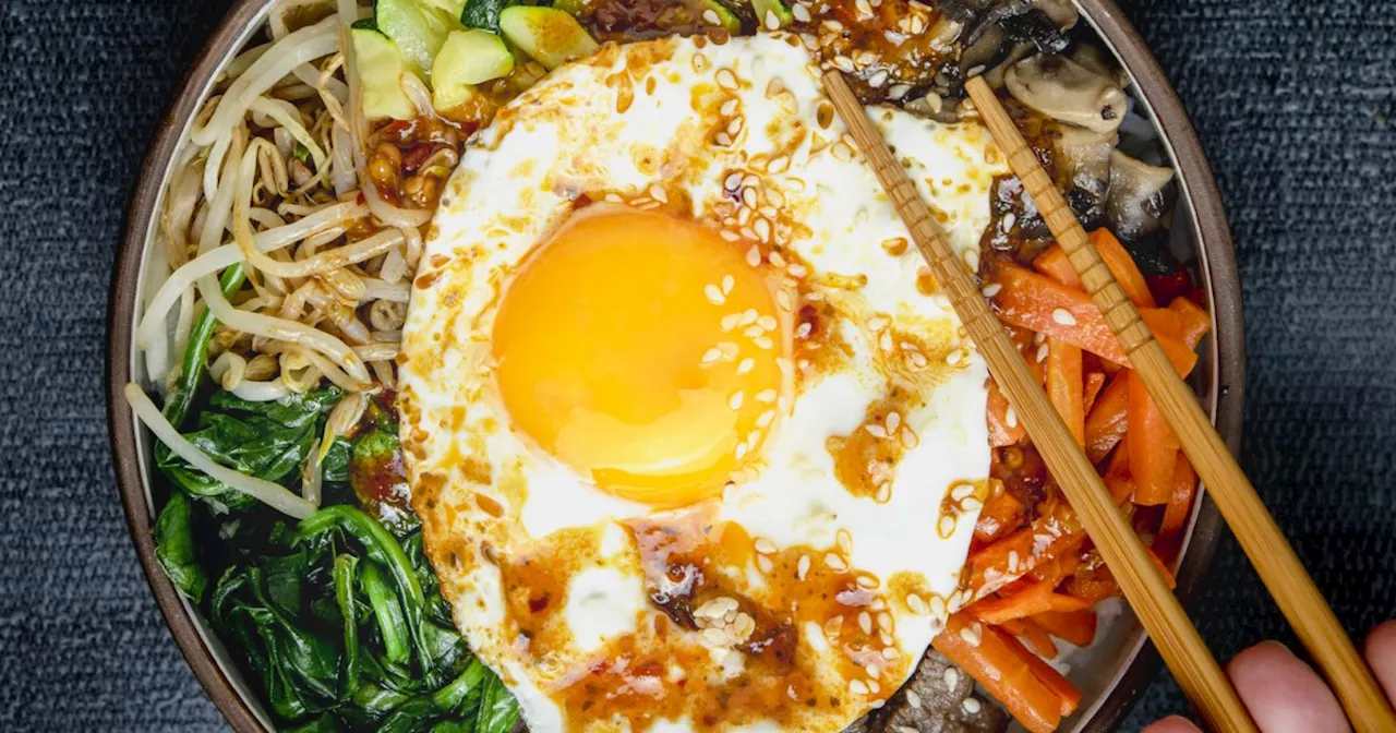 Bibimbap au boeuf et légumes