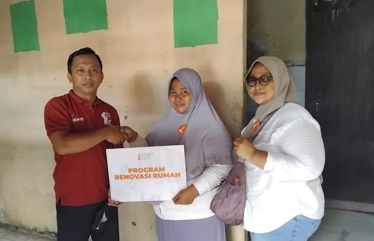 JakWay Besama Pengusaha Pejuang Bersatu Salurkan Bantuan Renovasi Rumah