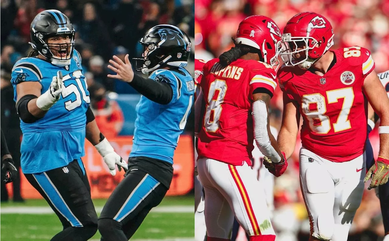 NFL Semana 12: A qué hora y donde ver HOY EN VIVO Carolina Panthers vs Kansas City Chiefs