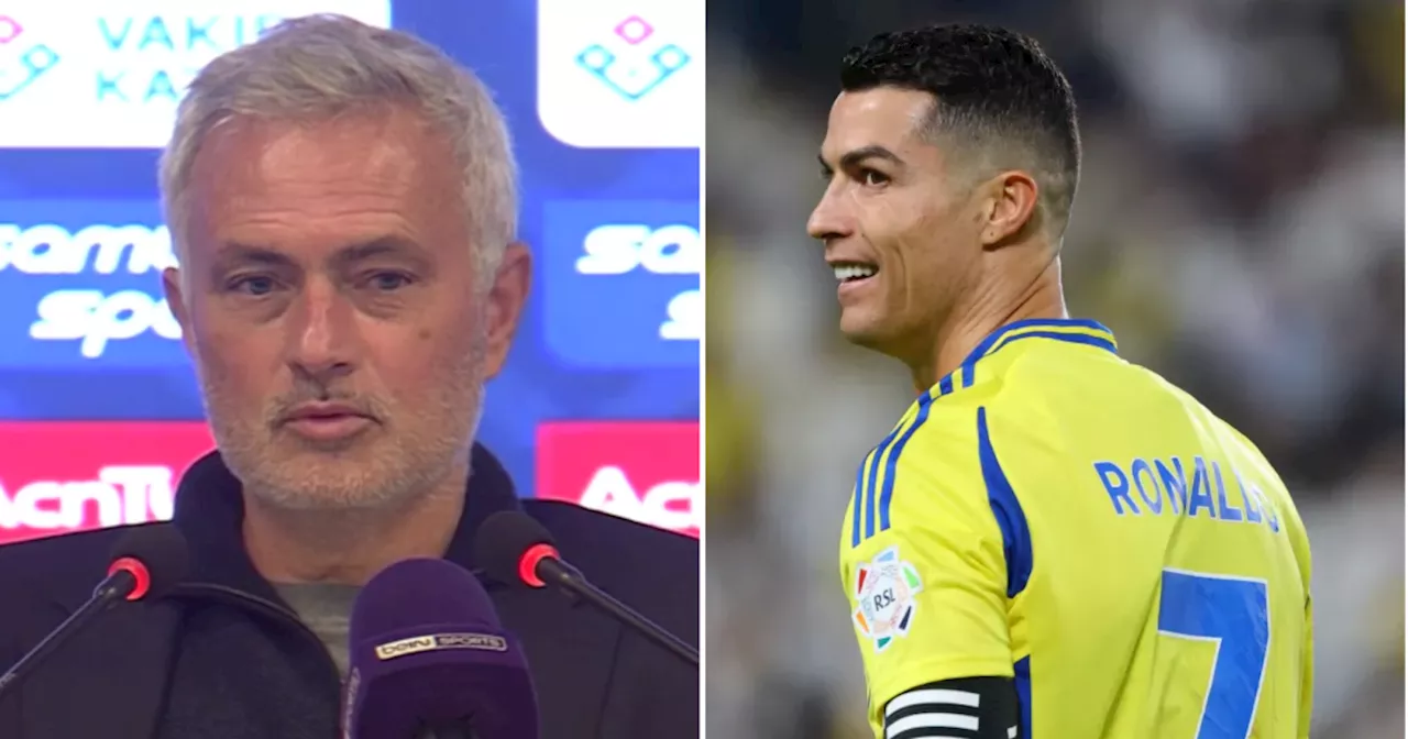 Jose Mourinho responds to reports he phoned Cristiano Ronaldo to convince him to join Fenerbahce