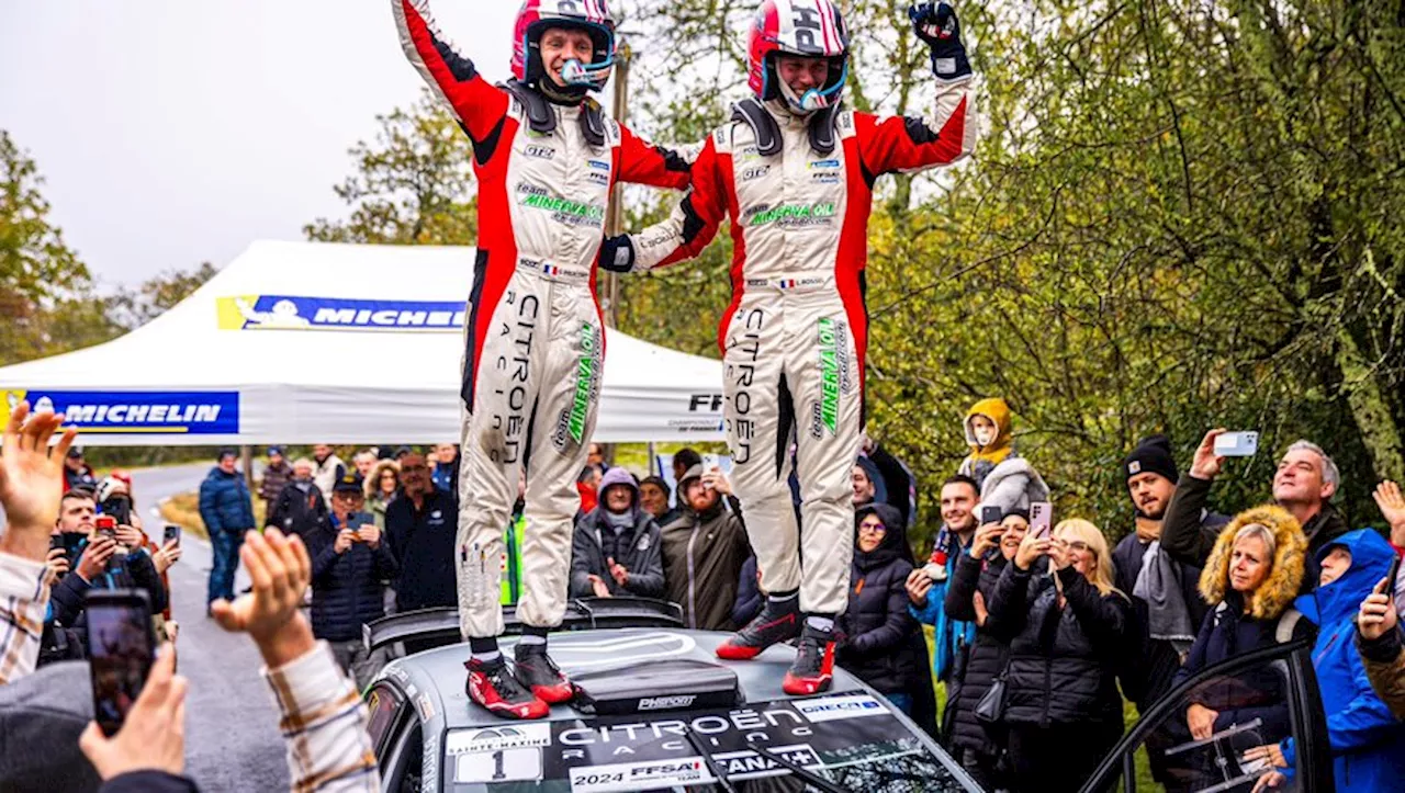 Léo Rossel et Guillaume Mercoiret champions de France des rallyes !