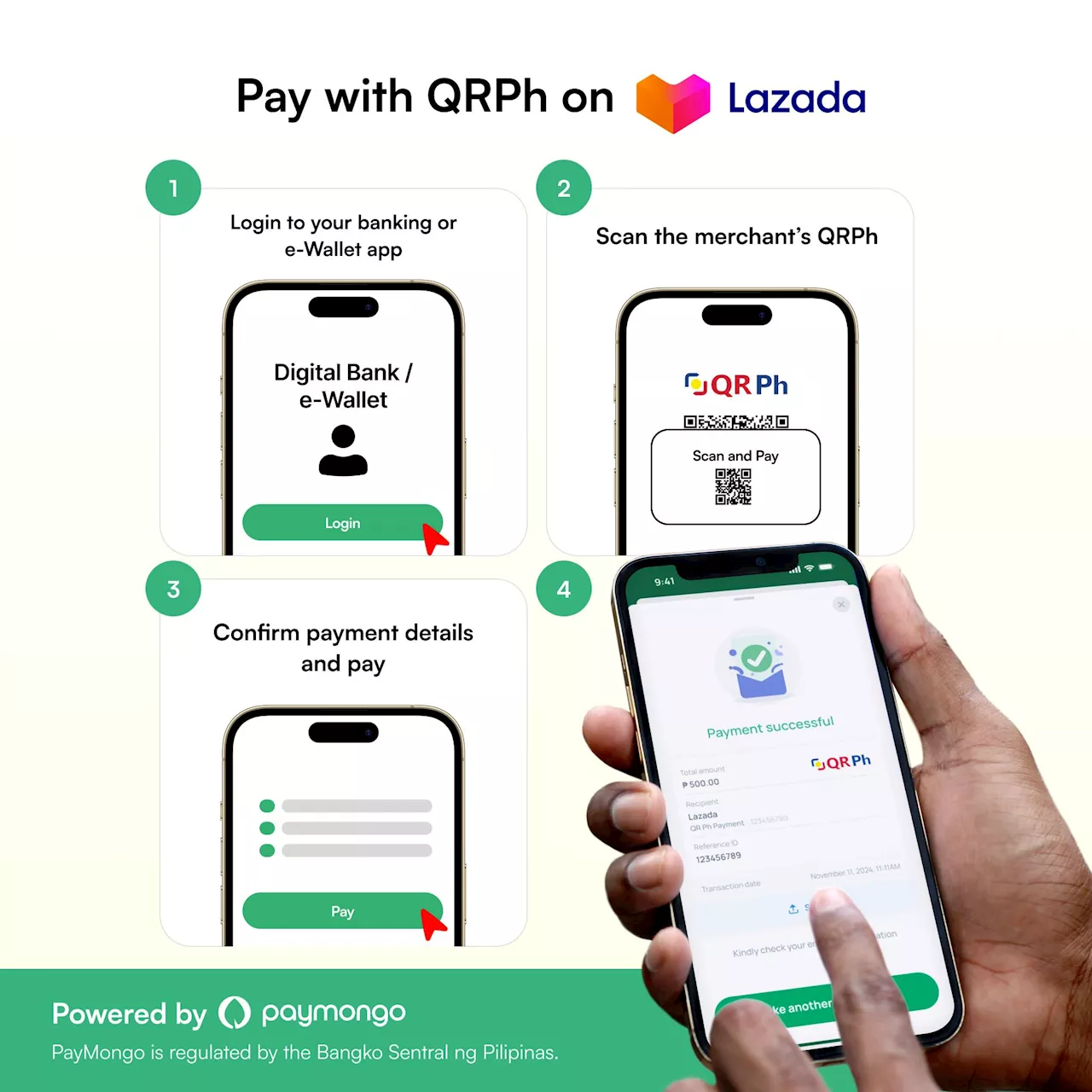 Lazada Philippines Partners with PayMongo to Integrate QR Ph for Seamless Digital Payments