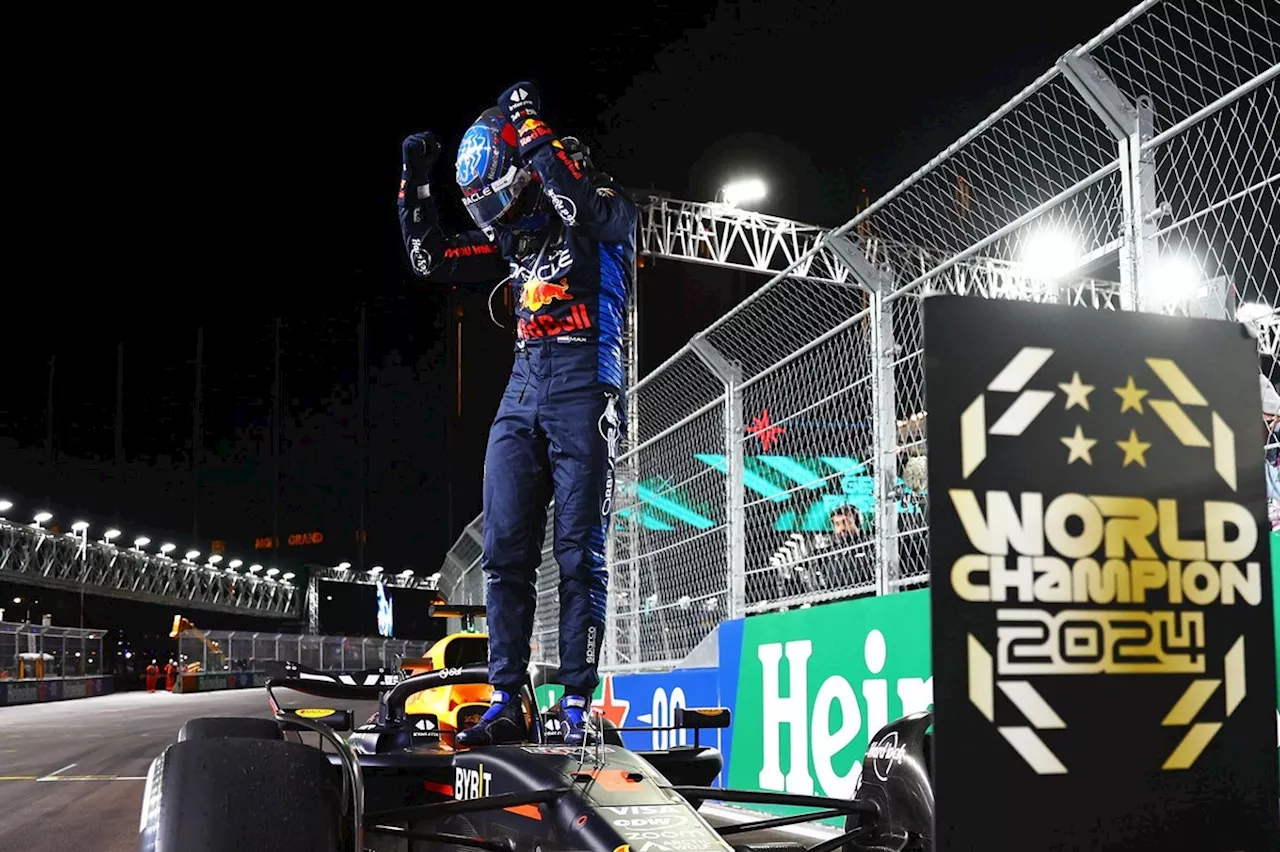 F1 Las Vegas GP: Verstappen seals fourth title as Russell dominates race