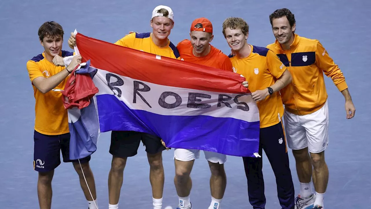 Nederlandse tennissers staan vandaag als 'Team Broers' in historische Davis Cup-finale