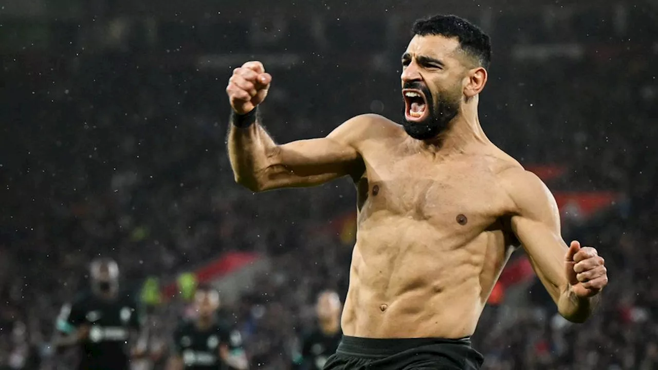 Salah redt Liverpool bij hekkensluiter Southampton, acht punten los van Manchester City