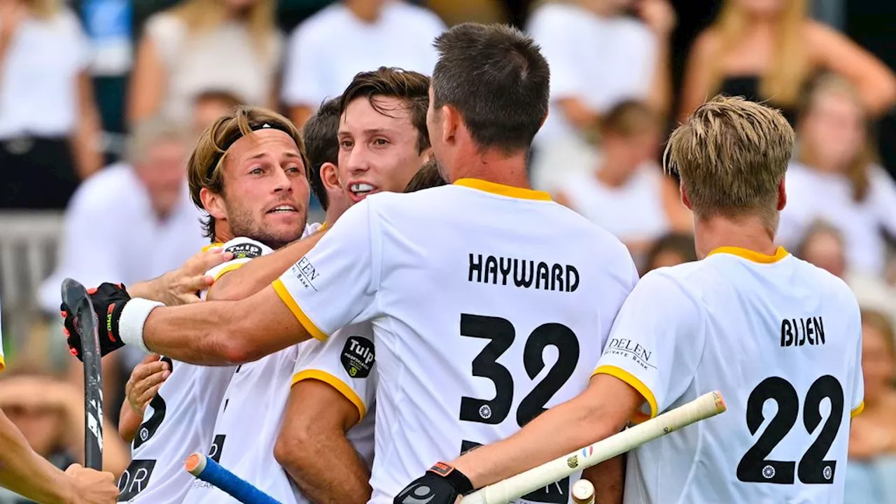 Hockeyers Den Bosch winnen in zinderende slotfase van Pinoké, Amsterdam verliest