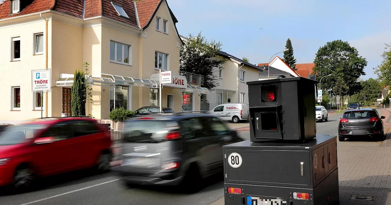 Geschwindigkeitsmessungen auf zentralen Straßen im Kreis Minden-Lübbecke