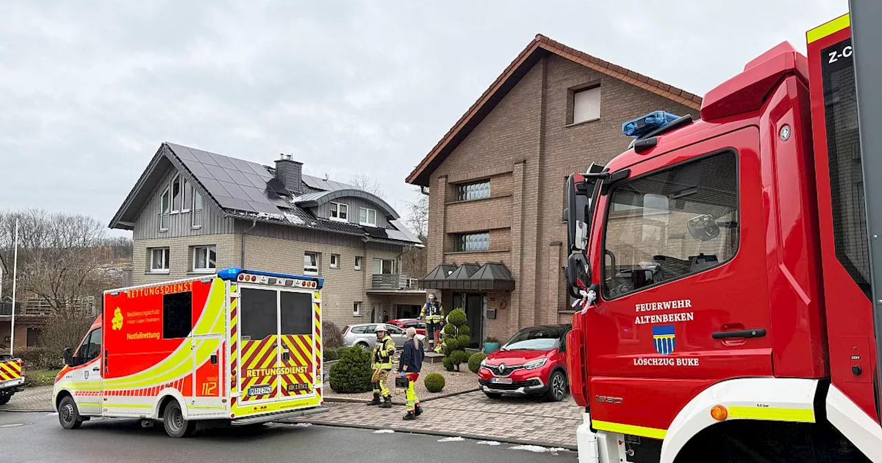 Rauchentwicklung in Altenbeken - Zimmerbrand war doch nur ein harmloser Zwischenfall