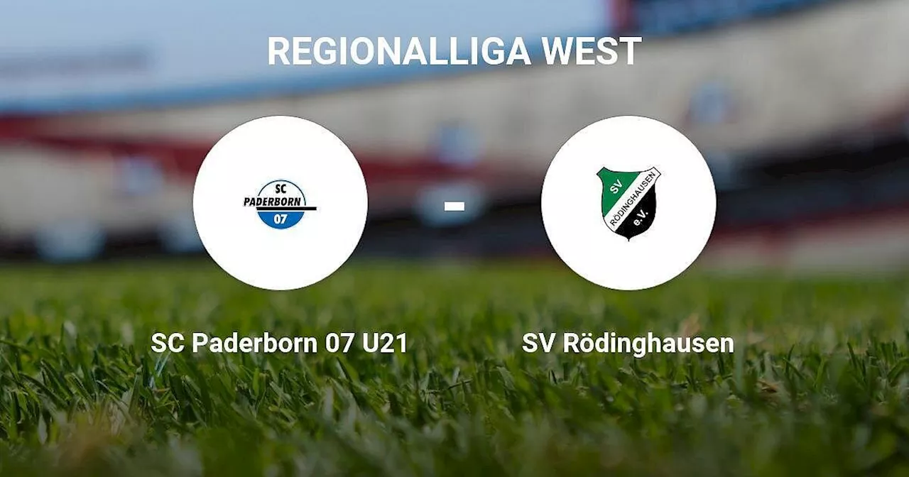 SC Paderborn 07 U21 besiegt SV Rödinghausen mit 2:0