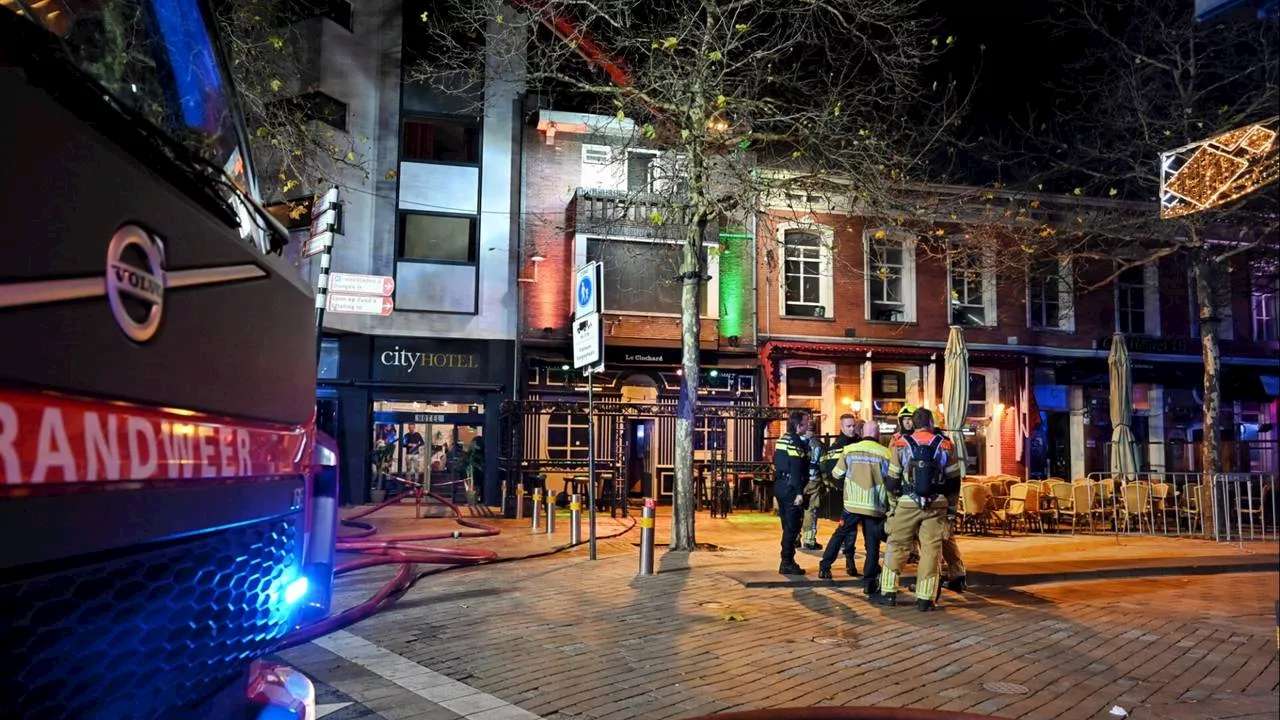 Brand in appartement boven café in Tilburg