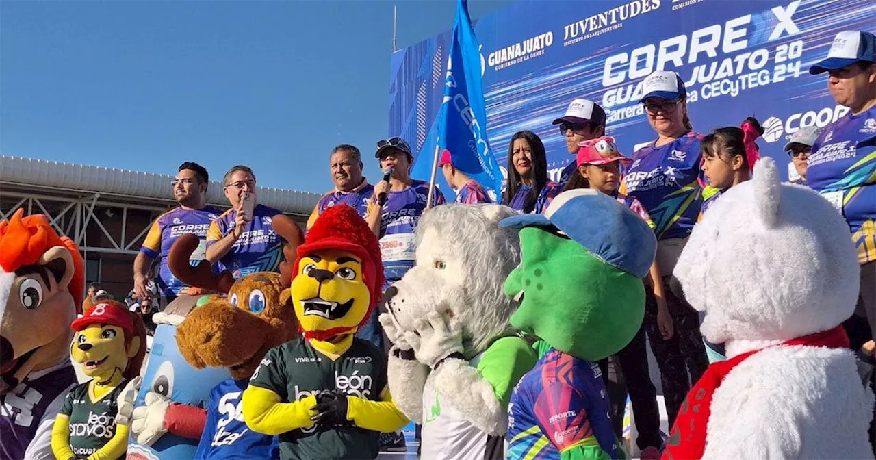 Así se vivió la carrera 'Corre x Guanajuato' del CecyTeg