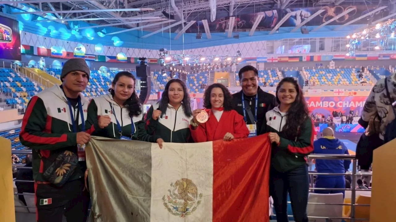 Guanajuato brilla en el campeonato mundial de Sambo