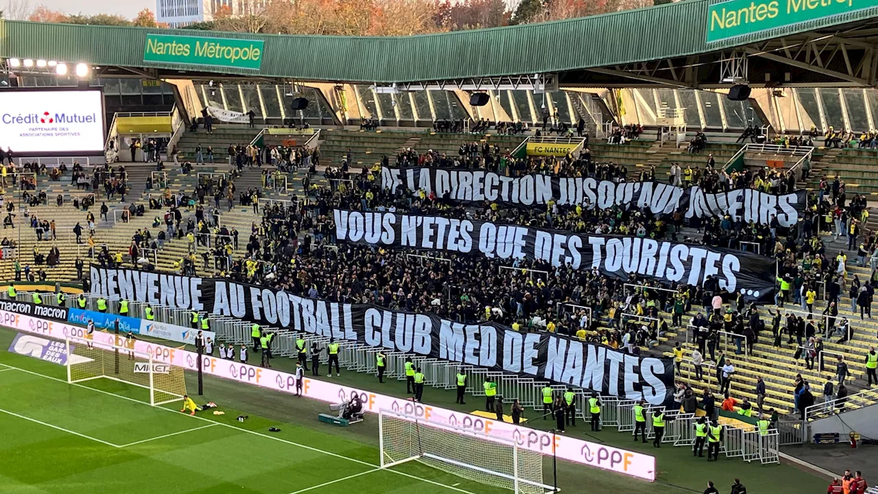 Nantes-Le Havre: le ras-le-bol des supporters à la Beaujoire