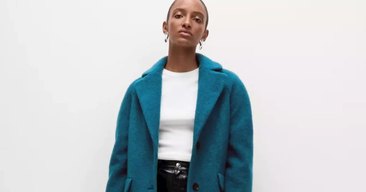 Marks & Spencer's Textured Longline Tailored Coat Sells Out Fast