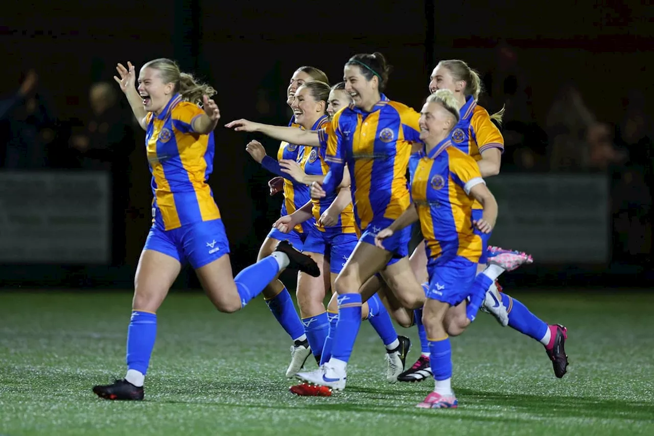 Shrewsbury Town's women make history with dramatic FA Cup victory