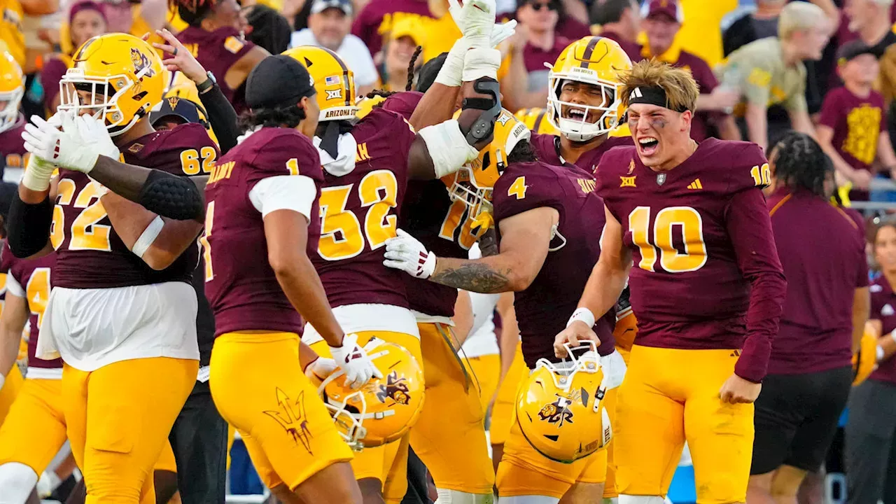 AP Top 25 Poll Arizona State moves way up college football rankings