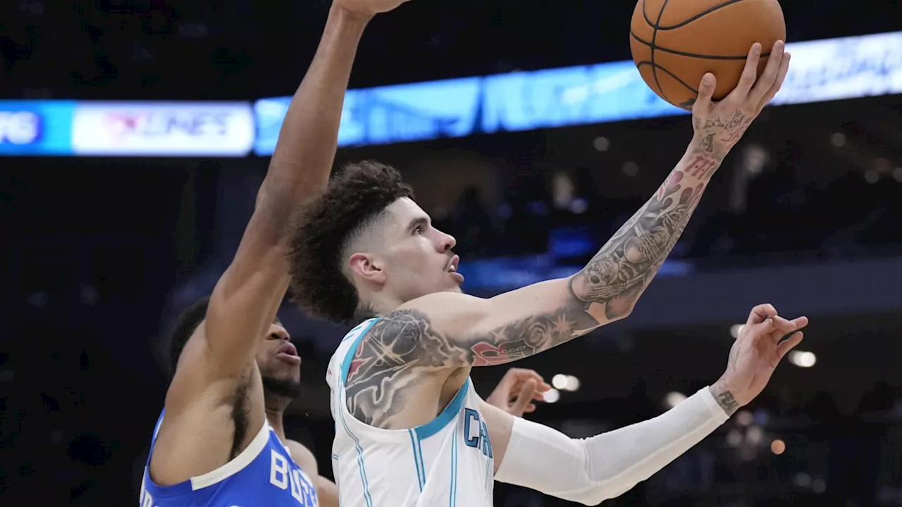 LaMelo Ball dazzles as Hornets fall short on the road to the Milwaukee Bucks