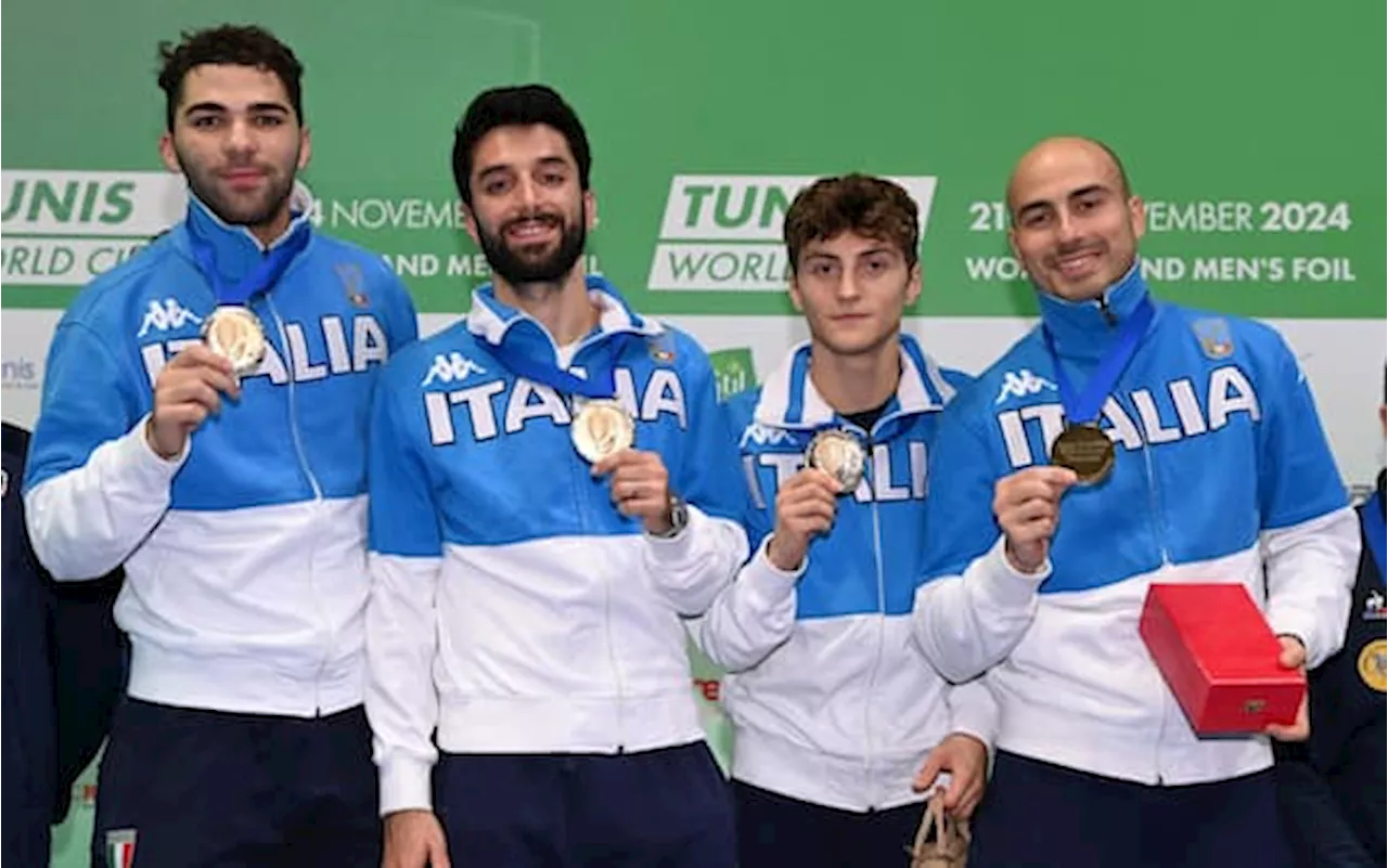 Scherma, Coppa del Mondo: show del fioretto azzurro a Tunisi