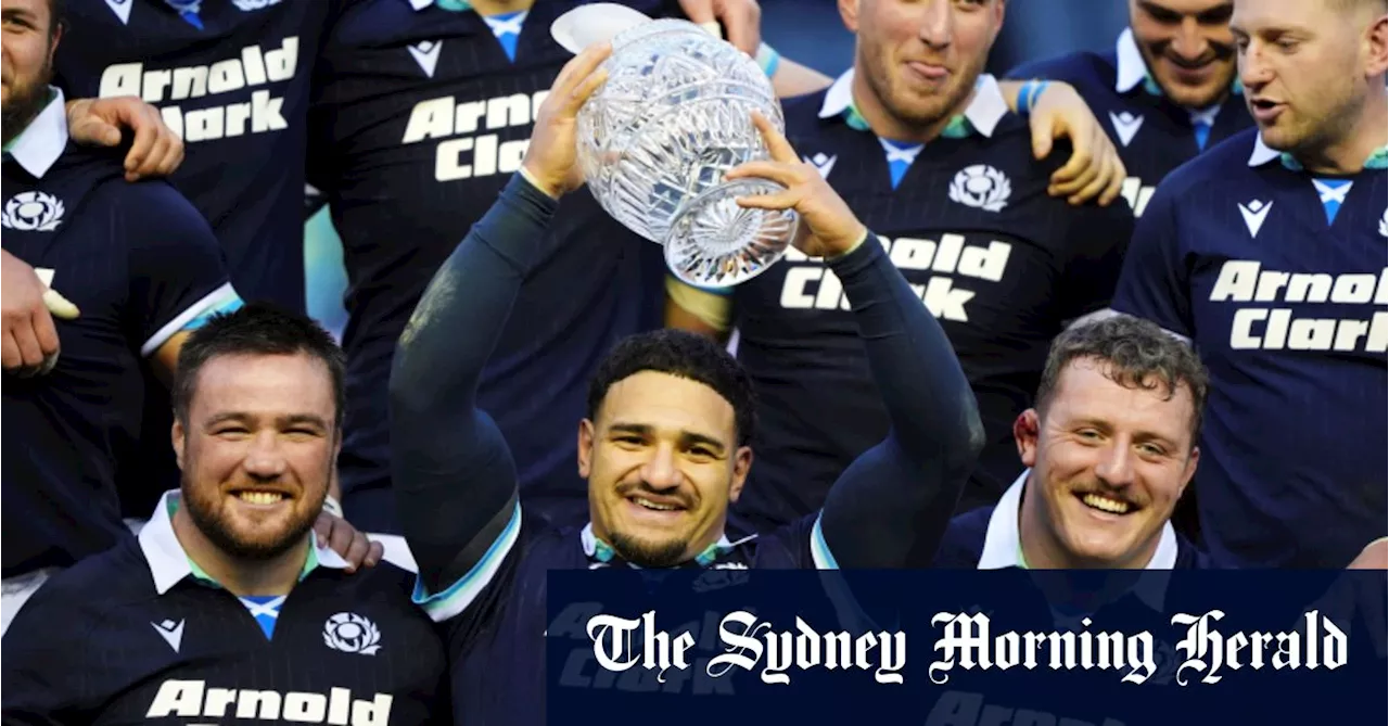 A try, a scrap with a star and a trophy from grandma: Sione’s incredible day