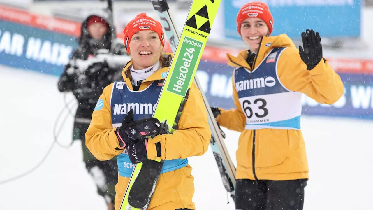 Deutscher Doppelsieg im Skispringen: In Lillehammer gewinnt Schmid besonders gern