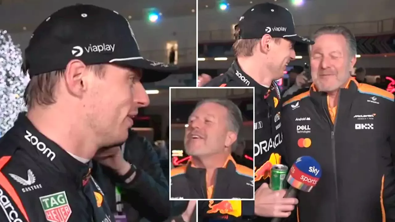 Max Verstappen reminds McLaren CEO Zak Brown about old comments in viral post-race interview