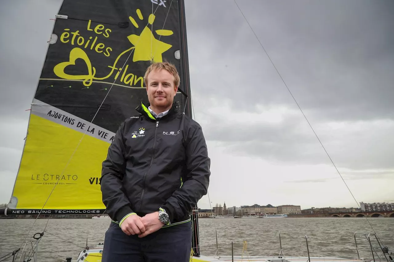 Gironde : le skipper Quentin Vlamynck récolte plus de 10 000 euros pour lutter contre un cancer pédiatrique rare