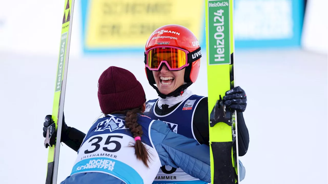 Weltcup-Auftakt in Lillehammer: Doppelsieg für furiose deutsche Skispringerinnen