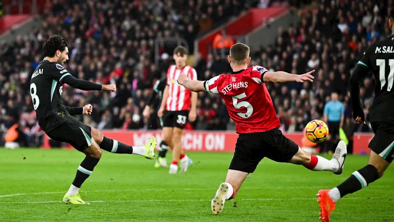 Southampton hit unwanted Premier League record as they concede ‘ridiculous’ goal to Liverpool...