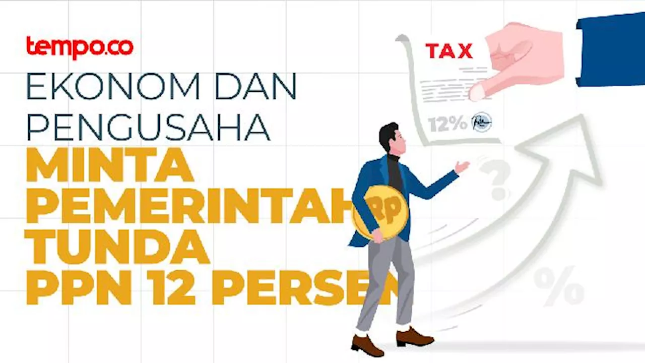 Siapa Saja yang Menolak dan Meminta Tunda Kenaikan PPN 12 Persen?