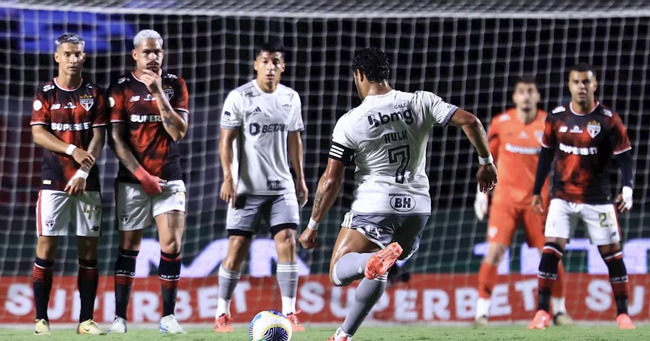 São Paulo é valente, busca empate com o Atlético-MG e garante vaga na Libertadores